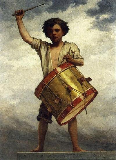 William Morris Hunt The Drummer Boy China oil painting art